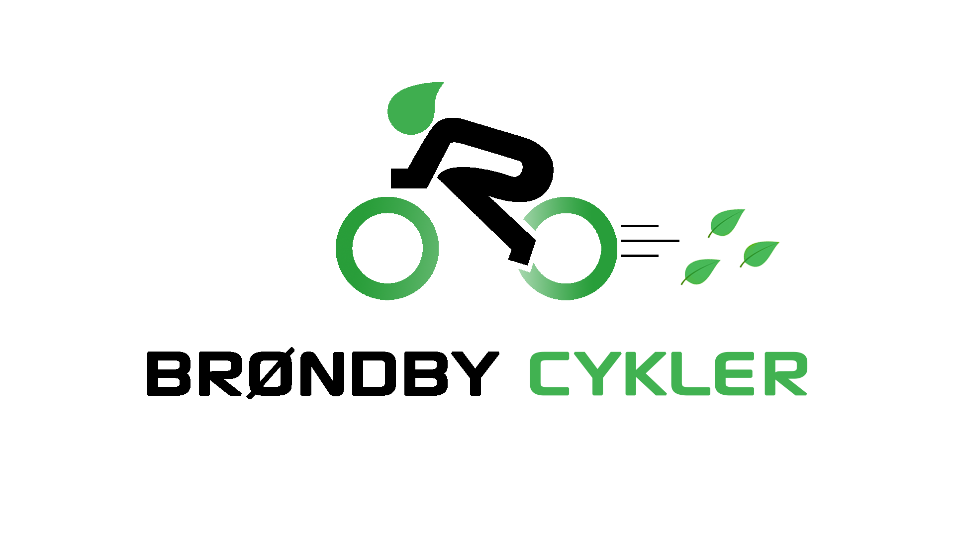 Brøndbycykler logo sort baggrund